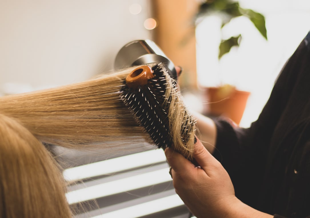 Blow Drying Hair